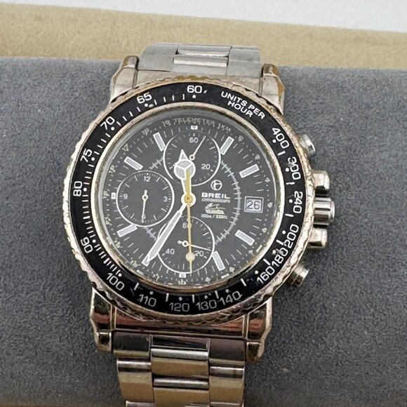 Vintage and Very Rare BREIL Manta 10 ATM Italian Dive Watch New battery - Picture 1 of 13
